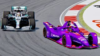 Mercedes F1 2019 vs Formula E 2019  Chinese Grand Prix [upl. by Arreis]