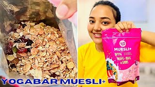 Yogabar Muesli Fruits  Nuts amp Seeds Review  Yogabar Muesli Review [upl. by Veronica]