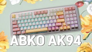 구독자 이벤트🎁 화사한 파스텔톤 사무용 저소음 키보드를 찾으신다구요 앱코 AK94 [upl. by Atinob]