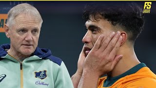 Joe Schmidt explains why he dropped JosephAukuso Suaalii in Wallabies Team vs Wales [upl. by Akanke]