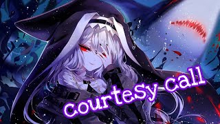 Nightcore  Courtesy call Lyrics The soothing sounds [upl. by Aisiat]