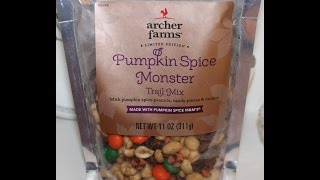 Pumpkin Spice Monster Trail Mix Review [upl. by Toffic]