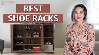 BEST SHOE RACKS  The Best Way to Organize Your Shoes Rentalfriendly [upl. by Kendry]