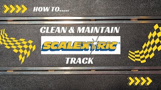 Clean your scalextric track quotHow toquot [upl. by Nylacaj]