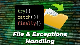 File amp Exception Handling in JAVA  الملفات و معالجة الاخطاء في جافا [upl. by Leunas928]