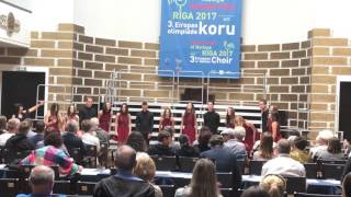 Vocal Ensemble quotFortissimoquot  Grand Prix of Nations cat Chamber choirsVocal ensembles  Riga 2017 [upl. by Anton]