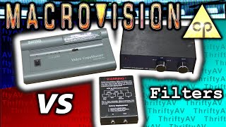 Macrovision Copyguard copy protection vs 3 Video Stabilizers  Clarifiers  RXII Sima Vidicraft [upl. by Icnarf]