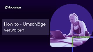 Docusign eSignature How to  Umschläge verwalten [upl. by Enelrak]