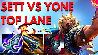 26 kills SETT VS YONE TOP LANE 1422 [upl. by Alica]