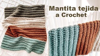 COMO TEJER UNA MANTITA A CROCHET SÚPER FÁCIL  TUTORIAL  Daniis Ways [upl. by Kayle147]