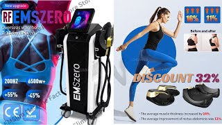 Professional Ems zero NEO RF Machine 2024 EM Body Slim Muscle Stimulation EMSZERO PRO Ultra Sculpt [upl. by Child167]