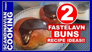 Fastelavnsboller Fastelavn buns for Fastelavn  Semlor buns  Lenten buns [upl. by Nanerb]