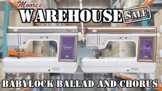 Moores Warehouse Sale  Baby Lock Ballad and Chorus [upl. by Lashoh]