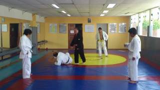 Kouchi Gari  Osoto Gari Joao Gilberto  IBC Judo Perú [upl. by Leirvag]