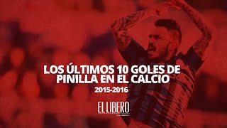 Los últimos 10 goles de Mauricio Pinilla que sellarían su titularidad frente a Venezuela [upl. by Ytsrik]