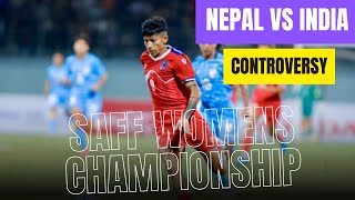 Nepal Vs India Match Controversy  किन भयो त विवाद   APLAM Sports [upl. by Arracot]