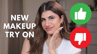 New makeup try on Oops not a fan  Malvika Sitlani [upl. by Drarig545]