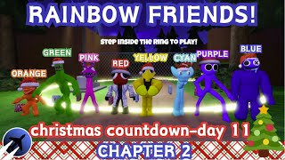 ALL THE RAINBOW FRIENDS play Rainbow Friends CH 2 RF [upl. by Zashin]