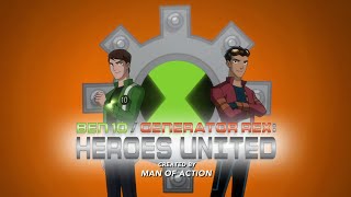 Ben 10Generator Rex Heroes United IntroOpening [upl. by Irrok]