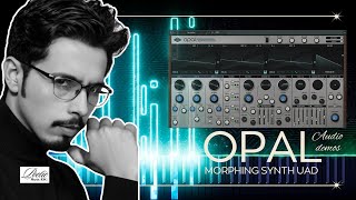 Opal Morphing Synth UAD  4 Presets Audio Demo amp Midi Visualization [upl. by Teak]