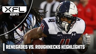 Arlington Renegades vs Houston Roughnecks  Full Game Highlights  XFL on ESPN [upl. by Fiann]