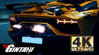 F1 SOUND LAMBORGHINI AVENTADOR SVJ GINTANI EXHAUST  TOPCAR PERFORMANCE  DD Media 4K [upl. by Estevan]