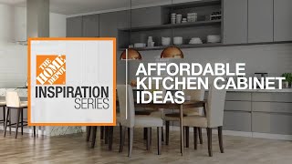 Affordable Kitchen Cabinet Ideas  The Home Depot [upl. by Palmer304]