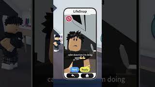 ROBLOX SNAPCHAT TROLLING PART 20😭👻 funny robloxmemes meme viral roblox [upl. by Llenart533]