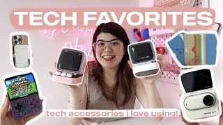 my TECH favorites 📱✨👩‍💻 accessories for iPhone iPad gaming desk setup amp more [upl. by Gaskins719]