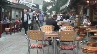 Sarajevo Bosnia Walking Through the Marketplace [upl. by Ehctav]