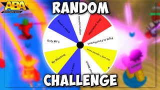 Random Challenge Rank Matches In Anime Battle Arena  Roblox ABA [upl. by Jocelin962]