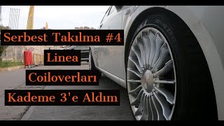 Linea Coiloverları Tekrardan Ayarladım Coiller Nasıl Ayarlanır 4K Çekim [upl. by Tneciv]