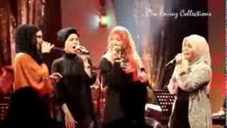 Siti NurhalizaNajwa LatifAlyah amp Shila Amzah Medley Popular [upl. by Notluf]