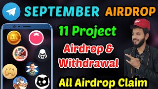 Airdrops September  11 project amp There Airdrops of September  HamstercatsBlumxempiregoats [upl. by Nnairahs624]