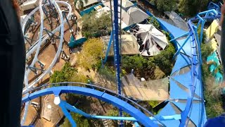 Manta 4K POV Front Row Seaworld Orlando [upl. by Madanhoj]