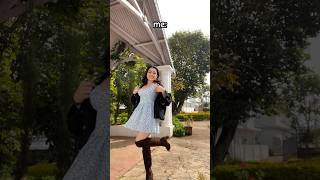 Overdressed girlfriend meets underdressed boyfriend 🤝💕 youtubeshorts relatable outfits ootd [upl. by Anits]