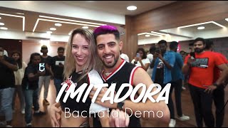 Imitadora  Romeo Santos ◆ Bachata 2023  Arnaldes y Bri  Bachata Demo [upl. by Nauqal]