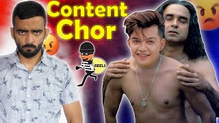 RIYAZ ALY  CONTENT CHOR  san ki roast [upl. by Yborian]