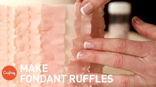 Fondant Ruffles on a Cake  Cake Decorating Tutorial with Jessica Harris [upl. by Alansen]