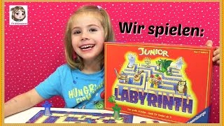 JUNIOR LABYRINTH  Das große Schieben der kleinen Geister  Kinderspiel  Ravensburger [upl. by Juetta661]