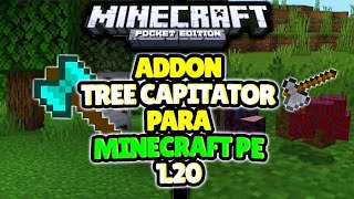 TREE CAPITATOR ADDON para MINECRAFT PE 120  Best Addon For Minecraft PE 12081 minecraftpe [upl. by Shaefer]