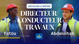 Les métiers de DirecteurConducteur travaux [upl. by Mandie127]