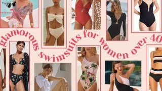 The Most Glamorous Bathing Suits For Women Over 40 [upl. by Ikin]