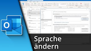 Outlook Sprache ändern  Sprache in Outlook umstellen ✅ Tutorial [upl. by Yenffad]