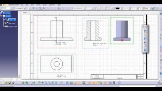 SECTIONS VIEW CATIA V5 [upl. by Yanaj759]