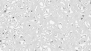 1 Hour of White Abstract Height Map Pattern Loop Animation  QuietQuests [upl. by Aisatana]