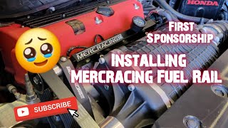 Installing Mercracing Fuel Rail TVS 1900 Supercharger [upl. by Booma233]