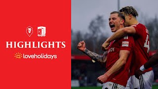 HIGHLIGHTS  Salford City 53 Barrow AFC [upl. by Eisdnil]