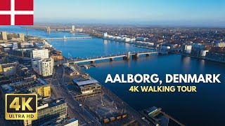 4K Walking Tour of Aalborg Denmark  Paris of the North [upl. by Araek]