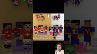 Manchester United vs Barcelona  which team do you like more 🤔 reaction minecraft roblox [upl. by Wetzel890]